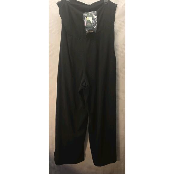 wild fable Pants - Wild Fable Jumpsuit Wide Leg Black Size XXL Halter, Spaghetti, or No Straps 5904
